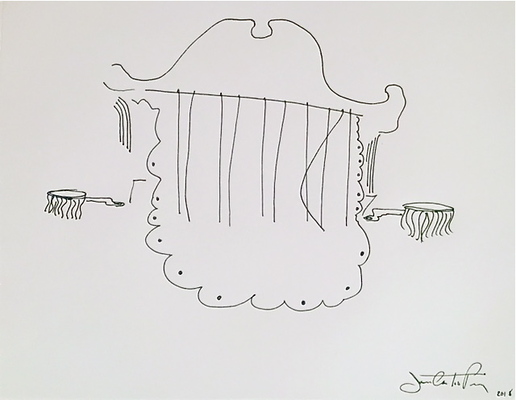 Juan-Carlos Perez Drawings ink on paper