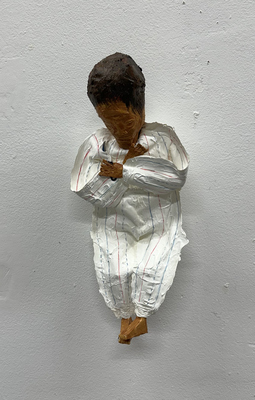 Juan-Carlos Perez Recent Work acrylic paint, cardboard & black-tape