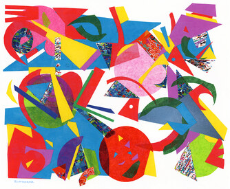 KAREN L KIRSHNER COLLAGES Paper collage