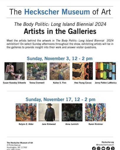 KAREN L KIRSHNER The Heckscher Museum of Art 2024 Biennial: Body Politic 