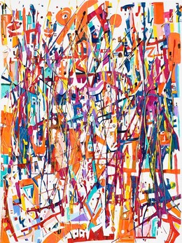 KAREN L KIRSHNER Complex Abstracts Acrylic on canvas
