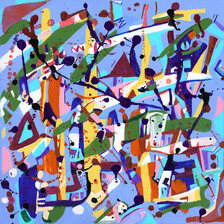 KAREN L KIRSHNER GALLERY VIEWS Acrylic on canvas