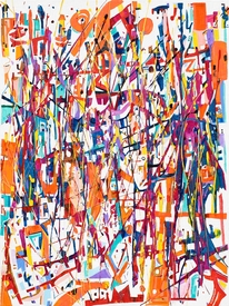 KAREN L KIRSHNER Complex Abstracts Acrylic on canvas