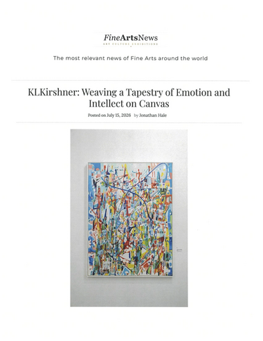 KAREN L KIRSHNER Fine Arts News 