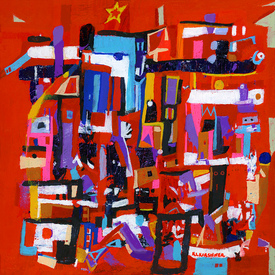 KAREN L KIRSHNER Small Works Acrylic on canvas