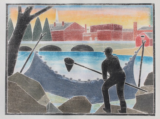 Kate Hanlon White Line Woodcuts 