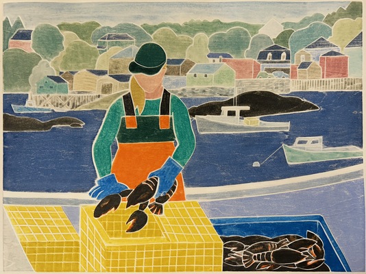 Kate Hanlon White Line Woodcuts 