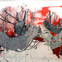  site specific/public works Acrylic and sumi ink on paper