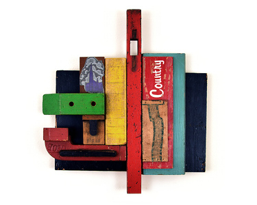 Keith Krueger Current Work Found Object Assemblage