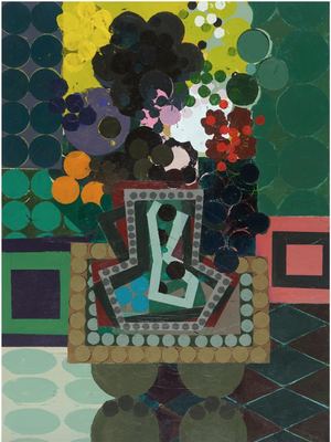KEN KEWLEY Invented Bouquets 2015-2016 acrylic on wood panel