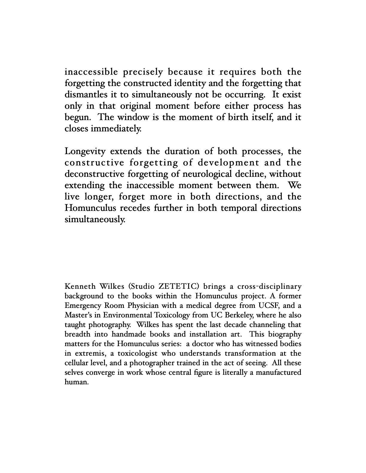  Homunculus Introduction 