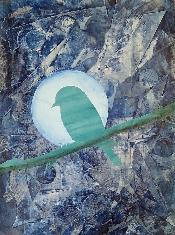 Helen Lozoraitis - Kitchen Sync Studio BIrd Art Mixed Media