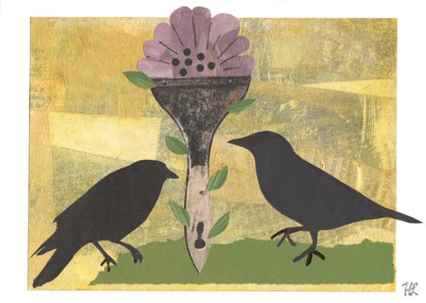 Helen Lozoraitis - Kitchen Sync Studio Mixed Media - Cards & Small Panels 