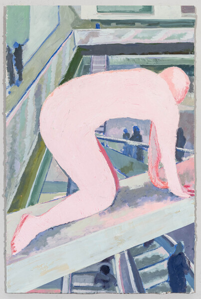 Laura Greengold Feels- Current work Oil and True Gesson on Panel