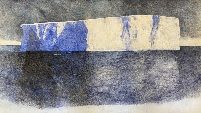 LAURA HEXNER Ice colored pencil on paper