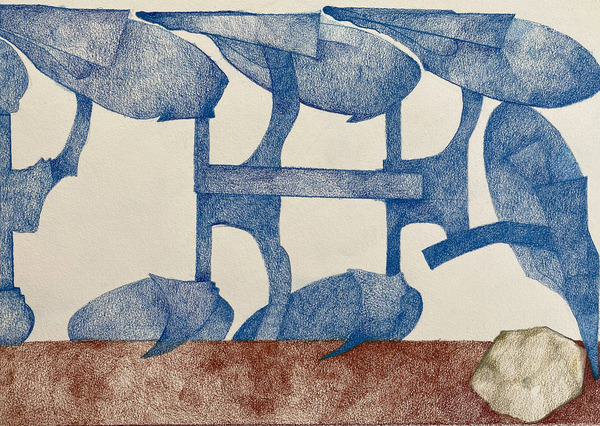LAURA HEXNER Terra  colored pencil on paper