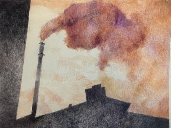 LAURA HEXNER Crossings Colored pencil