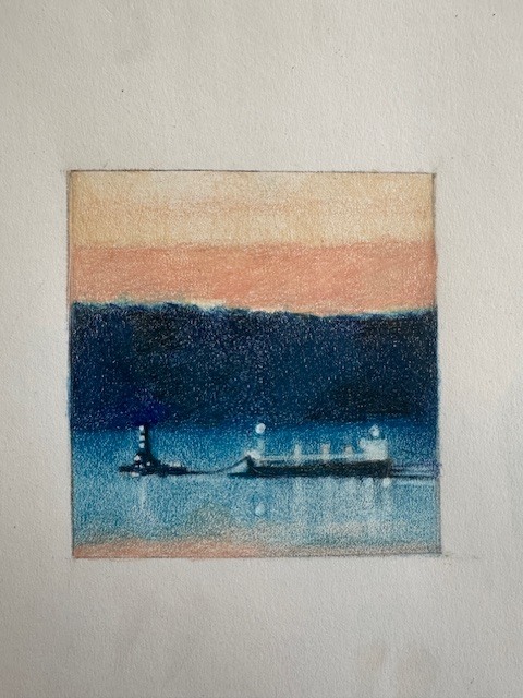 LAURA HEXNER Crossings Colored Pencil