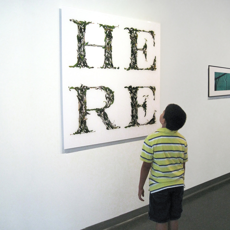 Leslie Hirst From Here exhibition: Green