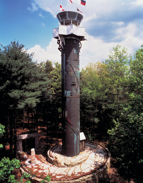 LIPPINCOTT SCULPTURE The Tower of the No Bull Salvage Bronze, aluminum, stainless steel & Cor-Ten steel