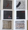  Artist Books book arts - etchings with hand stitching and paper and on fabric