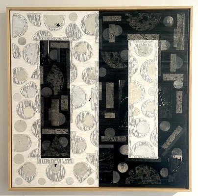MARC LEAVITT Portfolio - Other Paintings Artist-painted Papers & Mixed Media on Canvas