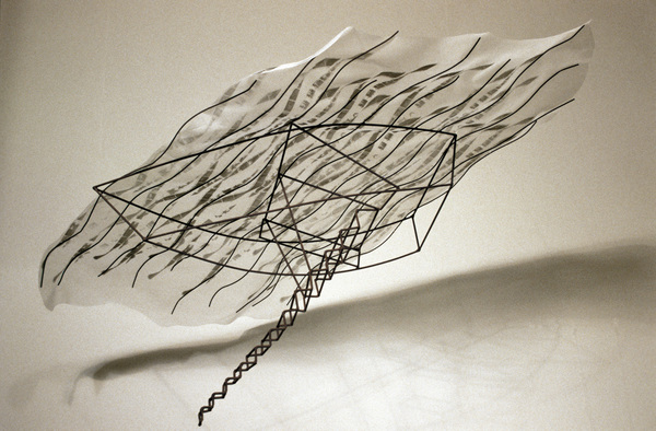  Sculpture Selections 2002-1990 Steel, ink on fabric