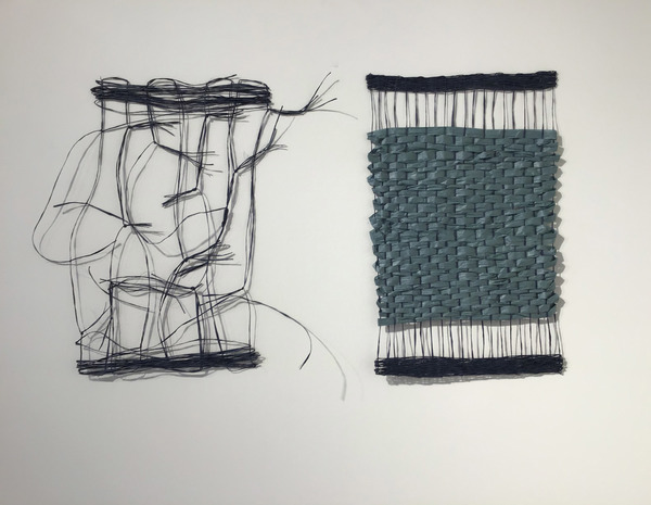  Weavings & Woven Structures Silk on linen paper and bamboo paper