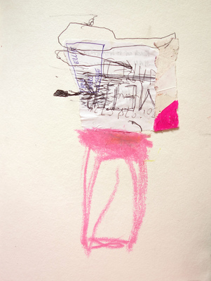 Margot Spindelman Drawings 2020-2022 oil pastel, pen, gouache