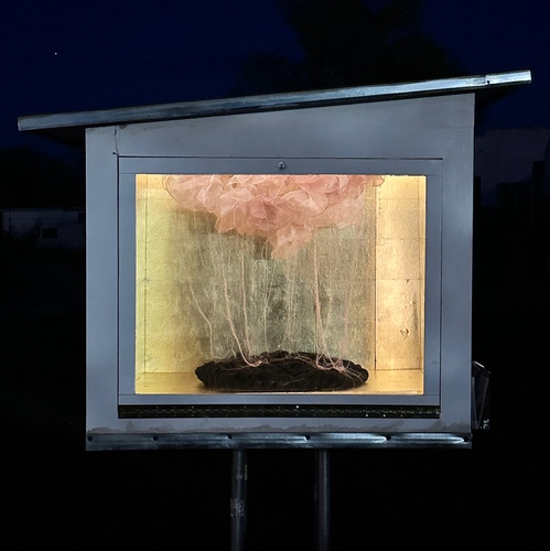  Between Heaven and Earth Public Art - Installation for Crusing Main, Magdalena, NM