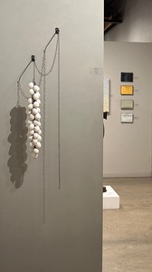  Gallery Views porcelain, copper chain, hooks
