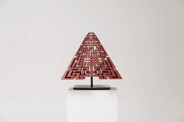 MARK OLLINGER Redpyramid Acrylic on fabricated wood