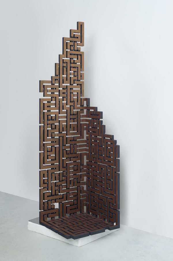 MARK OLLINGER The Structure of a Thought Acrylic on fabricated wood