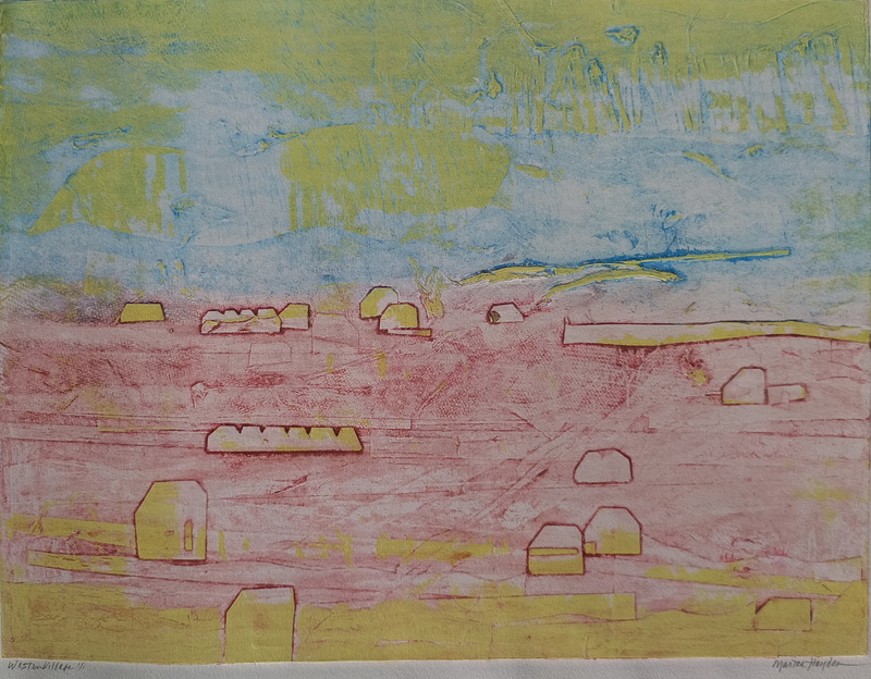 Martha Hayden Print Shows 2025  Viscosity Collagraph