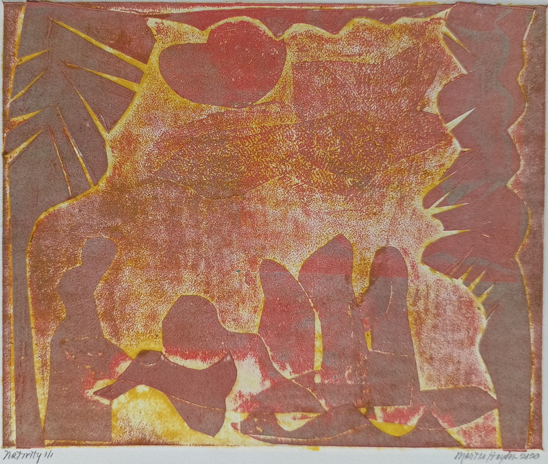 Martha Hayden Print Shows 2025  Viscosity Collagraph