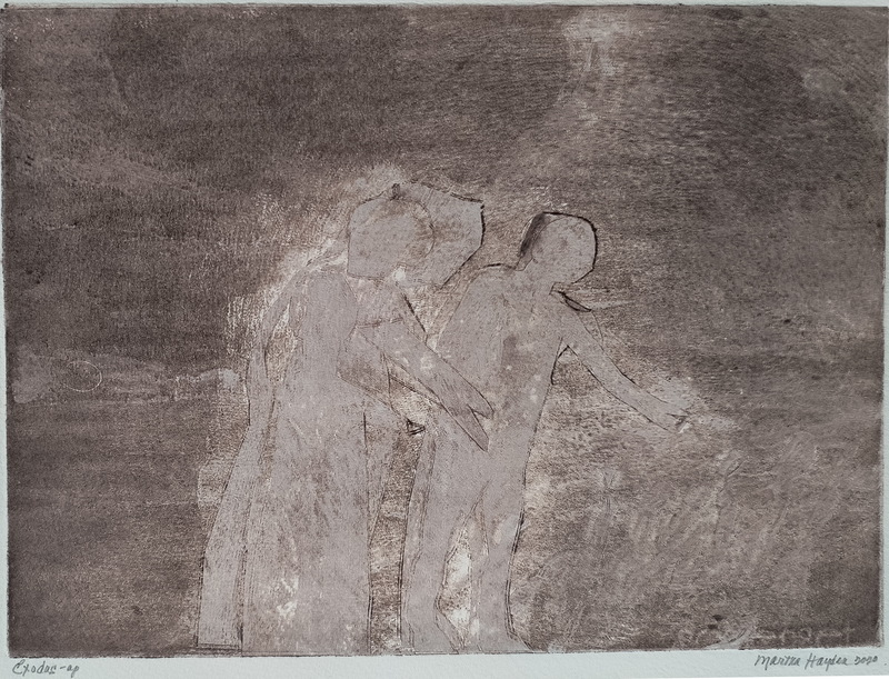 Martha Hayden Print Shows 2025  Viscosity Collagraph, unframed