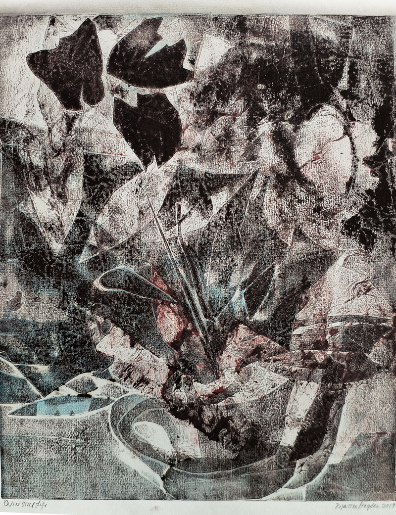 Martha Hayden Print Shows 2025  Viscosity Collagraph