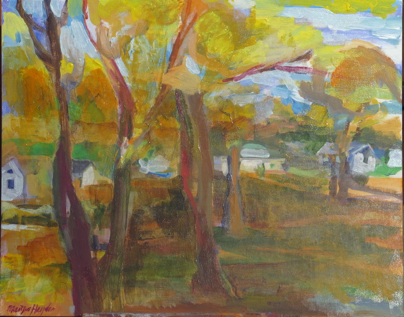 Martha Hayden Plein Air oil