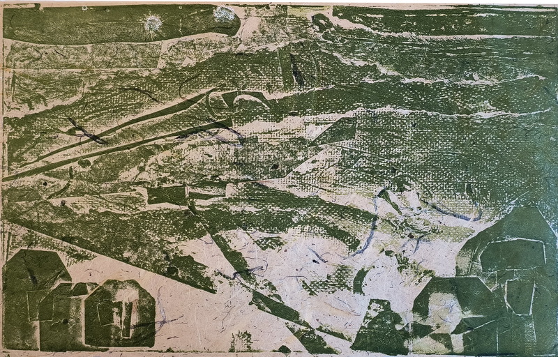 Martha Hayden Print Shows 2025  Viscosity Collagraph