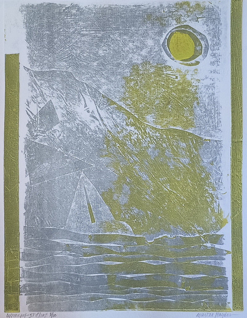 Martha Hayden Print Shows 2025  Viscosity Collagraph