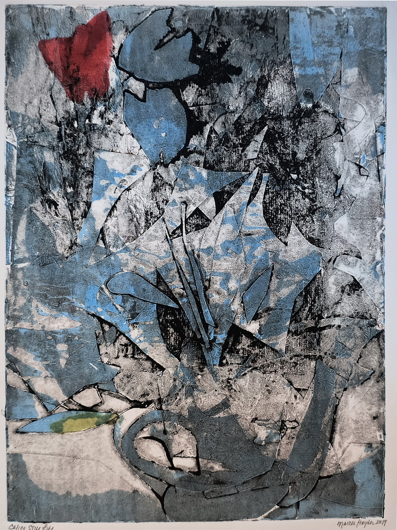 Martha Hayden Print Shows 2025  Viscosity Collagraph