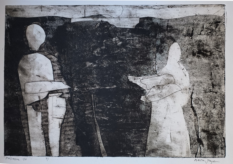 Martha Hayden Print Shows 2025  Viscosity Collagraph