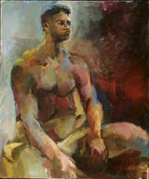 Martha Hayden Figures acrylic on canvas