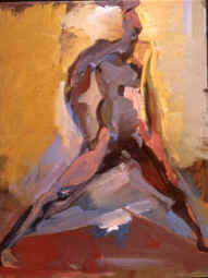 Martha Hayden Figures acrylic on board