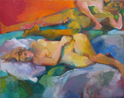 Martha Hayden Figures oil on linen