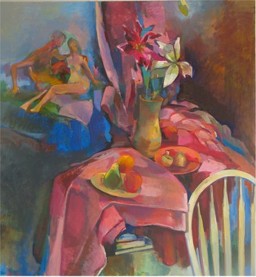 Martha Hayden Figures oil on linen