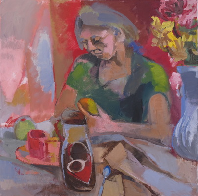 Martha Hayden Figures oil on canvas