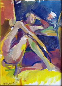 Martha Hayden Figures acrylic on canvasbd
