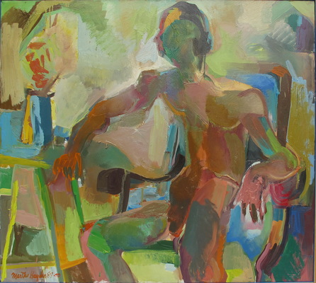 Martha Hayden Figures oil on canvas
