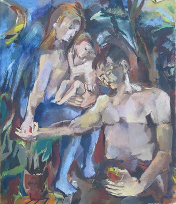 Martha Hayden Figures oil on canvas